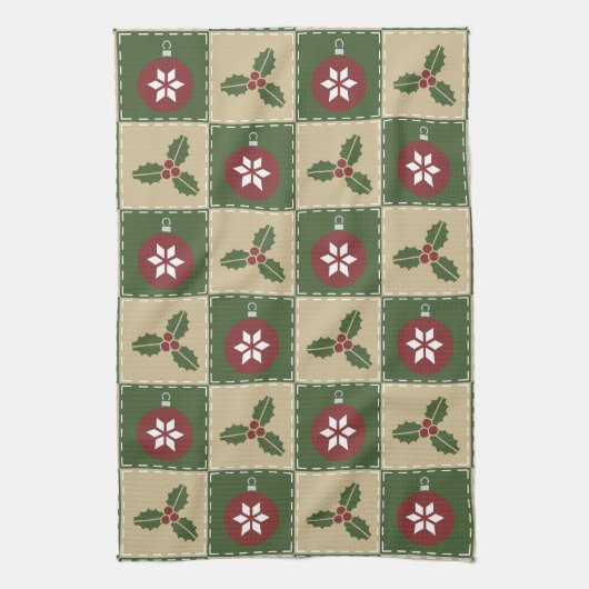 Serviette de cuisine de Noël (Vertical)