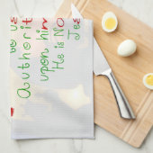 Serviette de cuisine de Noël (Quart Plié)