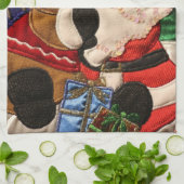 Serviette de cuisine de Noël (Plié)