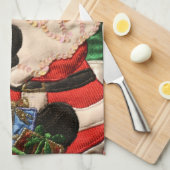 Serviette de cuisine de Noël (Quart Plié)