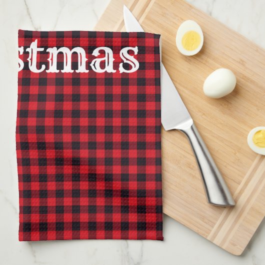 Serviette de cuisine de Noël (Quart Plié)