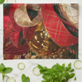Serviette de cuisine de Noël (Plié)