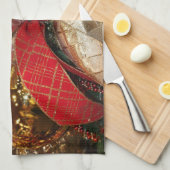 Serviette de cuisine de Noël (Quart Plié)