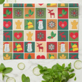 serviette de cuisine de Noël (Plié)