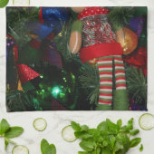 Serviette de cuisine de Noël (Plié)