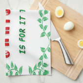 Serviette de cuisine de Noël (Quart Plié)