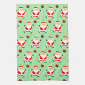 Serviette de cuisine de Noël de basket-ball (Vertical)