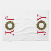 Serviette de cuisine de Noël-Joie (Horizontal)