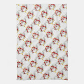 Serviette de cuisine de Noël/Père Noël (Vertical)