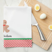 Serviette de cuisine de Noël personnalisée (Quart Plié)