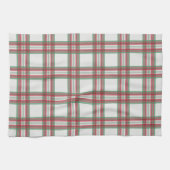 Serviette de cuisine de Noël Rustique Plaid (Horizontal)