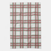 Serviette de cuisine de Noël Rustique Plaid (Vertical)
