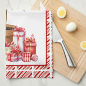 Serviette de cuisine de Noël Topiary (Quart Plié)