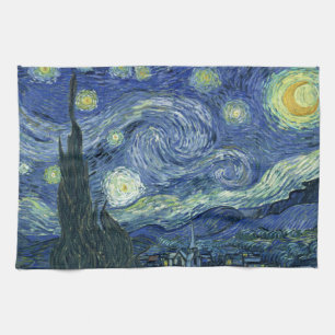 Serviette de cuisine de nuit étoilée de Vincent
