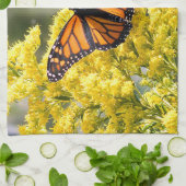 Serviette de cuisine de papillon de monarque (Plié)