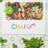 Serviette de cuisine de pâque (Plié)