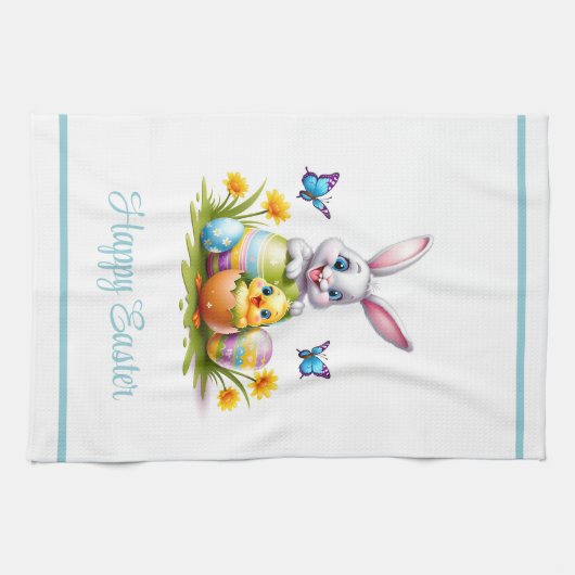 Serviette de cuisine de Pâques (Horizontal)