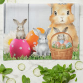 Serviette de cuisine de Pâques (Plié)