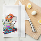 Serviette de cuisine de Pâques en métal (Quart Plié)