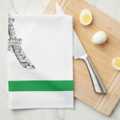 Serviette de cuisine de Paris (Quart Plié)