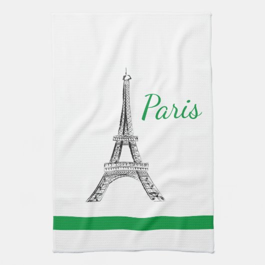 Serviette de cuisine de Paris (Vertical)