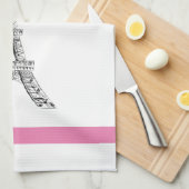 Serviette de cuisine de Paris (Quart Plié)