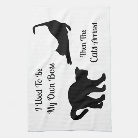 Serviette de cuisine de patron de chat (Vertical)