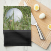 Serviette de cuisine de photo de golf (Quart Plié)