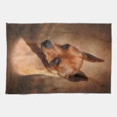 Serviette de cuisine de Pinscher miniature (Horizontal)