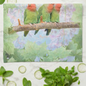 Serviette de cuisine de plaisir de pêche (Plié)