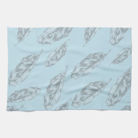Serviette de cuisine de plumes (Horizontal)