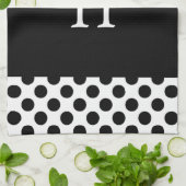 Serviette de cuisine de pois 16" x 24" (Plié)