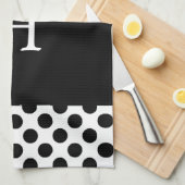 Serviette de cuisine de pois 16" x 24" (Quart Plié)