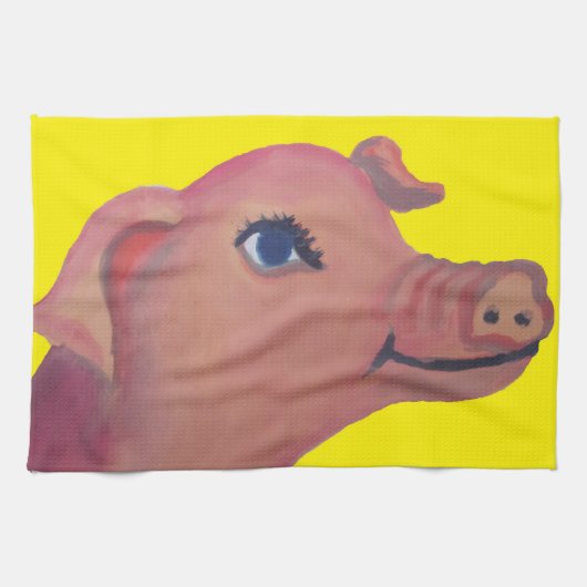 serviette de cuisine de porc (Horizontal)