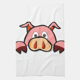 Serviette de cuisine de porc