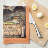 Serviette de cuisine de portrait de William (Quart Plié)