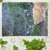Serviette de cuisine de poulet (Plié)