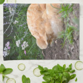 Serviette de cuisine de poulet (Plié)