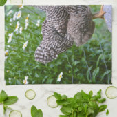 Serviette de cuisine de poulet (Plié)