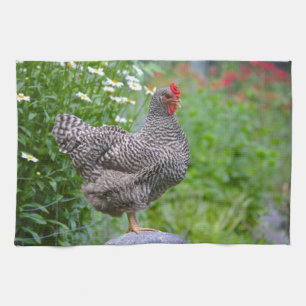 Serviette de cuisine de poulet