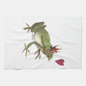 Serviette de cuisine de prince de grenouille (Horizontal)