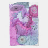 Serviette de cuisine de rose/lavande (Vertical)