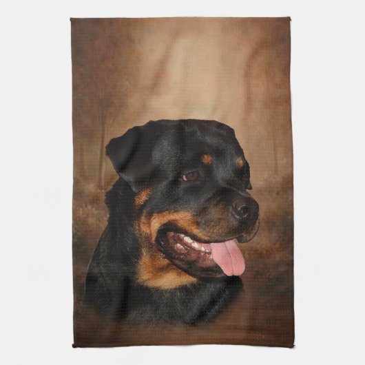Serviette de cuisine de rottweiler (Vertical)