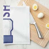 Serviette de cuisine de Shabbat (Quart Plié)