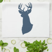 Serviette de cuisine de silhouette de cerfs (Plié)