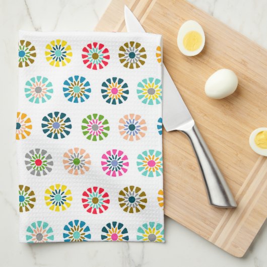 serviette de cuisine de starburst (Quart Plié)
