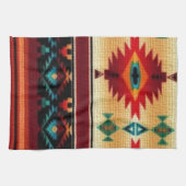 Serviette de cuisine de style sud-ouest (Horizontal)