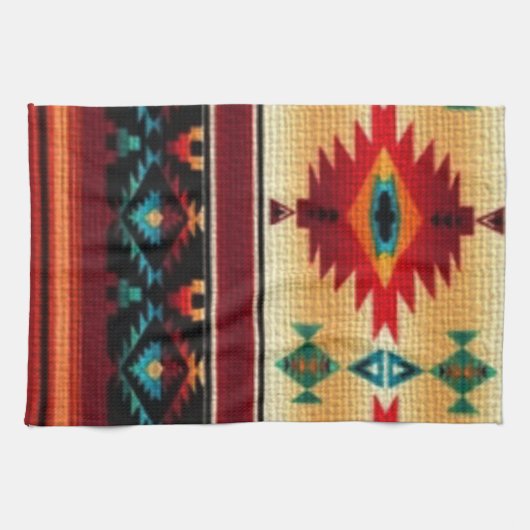 Serviette de cuisine de style sud-ouest (Horizontal)