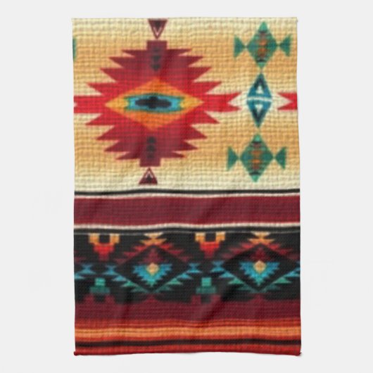 Serviette de cuisine de style sud-ouest (Vertical)