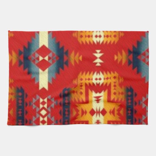 Serviette de cuisine de style sud-ouest (Horizontal)